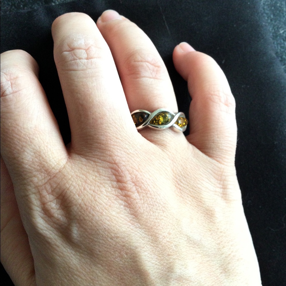 Amber ring